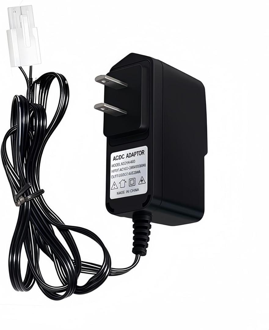 RC Battery Charger for 9.6V (8S) NiMH/NiCd Battery Packs, 250mA AC Plug Charger with Standard Tamiya Connector for RC Hobbies Airsoft Guns RC Cars RC Airplanes