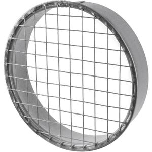 Repa Market 6 Inch Duct Cover  Galvanized Steel Round Duct Cap with Mesh Screen  HVAC Exhaust or Intake Vent  Exterior Pipe Air Outlet  Spiral Ventilation Ducting Metal End Plug