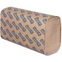 Genuine Joe Multifold Paper Hand Towels, 1-Ply Kraft, 9.25" x 9.4", 100% Recycled, 250 Count Per Pack (16 Pack, 4, 000 Total Sheets) - Commercial Washroom & Restroom Supplies