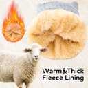 Yookat Winter Warm Touch Screen Gloves Womens Thermal Cable Knitted Fleece Lined Thick Winter Gloves for Cold Weather