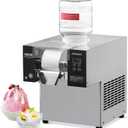 VEVOR Commercial Snowflake Ice Machine, 176.4LBS/ 24H Snowflake Ice Maker, Stainless Steel Ice Shaver Machine, Electric Snow Cone Maker, Air Cooling System for Rapid Heat Dissipation, for Bakery, Café