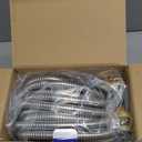 75ft Garden Hose Made by Metal with Super Tough and Soft Water Hose, Household Stainless Steel Hose, Mighty Garden Hose with Adjustable Nozzle, No Kinks and Tangles, Easy to Store with Storage Strap