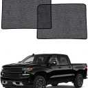 Car Window Shades for Chevy Silverado(2020-2026), 2-Pack Rear Window Sun Shades for Baby Breathable Mesh, UV & Heat Blocker, Privacy Protection for Camping, Travel, Sleep & Nursing