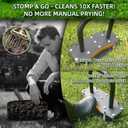 Lawn Aerator Tool for Clay Soil - Kick to Unclog & Bolt-On Base Never Breaks - 11 Heavy Duty 3.5 Spikes for Deeper Penetration - Pre Assembled 12.2x6 Plate