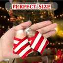 Soulchen 4 Pcs Funny Christmas Ornament for Tree 3D Christmas Pendant, Piggy in Blankets Handmade Hanging Cheeky Home Decorations Gifts for Friends Family