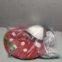 10 Pcs Halloween Mushroom Costume Women Renaissance Medieval Cosplay Accessory Dress Hat Fairy Elf Ears Belt Bag (Small/ Medium)