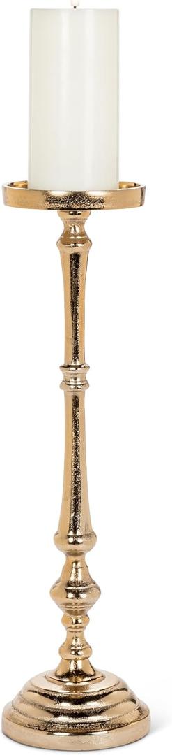 Abbott Collection Medium Classic Pillar Holder, Medium (18.5"H)