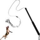 Flirt Pole for Dogs Interactive Dog Toys Durable Heavy Duty Dog Flirt Pole Suitable for Small and Medium Dogs Great Exercise and Training Tool Multifunction Dog Enrichment Toys