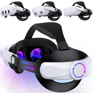Kawaye Head Strap Compatible with Meta Quest 3S/Quest 3/Quest 2, VR Headset Straps, Elite Strap Replacement Enhanced Support&Comfort for VR Consoles