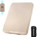 4 inch Camping Foam Mattress Full pad Double with Electric Pump, 60 Seconds, Ultra-Compressible Compact Foam Camping pad, Insulated Sleeping pad for Tent, car, Camping, Queen