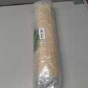 Natural Bamboo Wall Panel Covering Roll, Flexible Pole Wrap Wainscoting Interior Wall Cladding Panel for Kitchen Island, Ceiling Tile, Bedroom, Living Room Decor (16" H x 96" L, Natural)