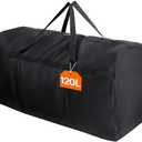 Lifewit 120L Ertra Large Storage Duffle Bag for Traveling, Folable Moving Bags with Zippers and Handles, Heavy Duty Storage Bags Big Totes for Travel, Camping, Storage Bins with Lids for Luggage