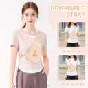 Viverte Small Initial Sling Bag for Girls & Women - Cute Crossbody Fanny Pack Gift (Coral Pink)