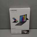 CHESONA Rugged Keyboard Case for iPad (A16) 11th 2025/10th Generation 10.9-inch 2022, Smart Trackpad, 15-180 Adjustable, Portrait/Landscape, Magnetic Backlit Keyboard for iPad (A16) 11th/10th, Grey