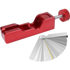 Universal Spark Plug Gap Tool, Spark Plug Gapping Tool for Most 10mm 12mm 14mm 16mm Spark PlugsSpark Plug Gapper Adjustment Tool with 32 Blade Steel Feeler Gauge