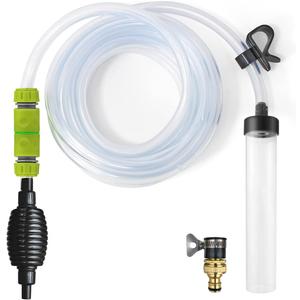 Laifoo 25ft Aquarium Vacuum Gravel Cleaner Fish Tank Cleaner Siphon Water Changer