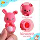 FUN LITTLE TOYS 10 PCS Easter Party Favors for Kids with Bunny Chick Finger Puppets Assorted Easter Egg Fillers, Easter Basket Stuffers for Toddlers Kids Gifts