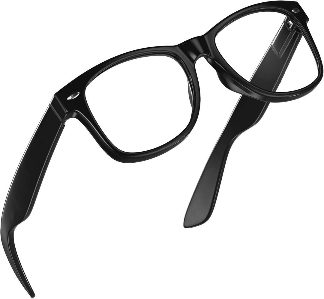 grinderPUNCH Blue Light Reading Glasses High Magnification Strong Reading Power Readers For Men Woman (Black 6.00)