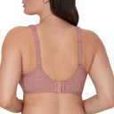 Bali Women's Underwire Lace Bra, Our Coolest Smoothing T-Shirt Bras for Women, Convertible Straps (Pink), 36D