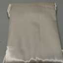 NSGZ Ruffled Satin Pillowcase Set of 1, Standard Size Silky Pillow Shams for Hair and Skin Care, Beige Satin Pillow Covers with Envelope Closure, Anti Wrinkle Pillow Cases for Bohemian Room Decor