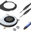 ElecGear Replacement Internal Cooling Fan compatible with Nintendo Switch - CPU Heatsink Cooler, Thermal Compound Paste, Y00 Triwing and PH00 Phillips Screwdriver, Spudger, Wipes Repair Tool Kit