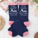Gifts for Mom Birthday Gifts for Mom Mothers Day Cool Mother Birthday Presents from Daughter from Son 40th 50th 60th 70th Young Moms Elderly Easter Valentines Christmas Xmas Gift Socks (Blue)