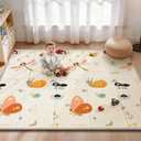 Foldable Baby Play Mat for Floor, 79x71 Extra Large Baby Play Mat for Crawling, Waterproof & Non-Toxic Foam Floor Mats, Portable Soft Foam Playmat for Babies 6-12 Months, Infants &Toddlers (Dragonfly) | Extra Large, Waterproof, Non-Toxic, Portable