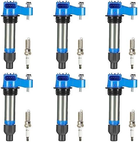 Amazon.com: Ignition Coil Pack 4 PIN + Iridium Spark Plugs for Buick Cadillac ATS CTS SRX STS Chevy Camaro Caprice Captiva Sport Colorado Equinox Impala Limited Malibu Traverse GMC Acadia Canyon, Replaces UF569 : Automotive