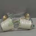 Grinsvalley 2 Pack Rechargeable Cordless Table Lamps 11.8 Inch Touch Battery Operated Gold Desk Lamps with 3 Color Dimmable for Bar Bedroom Living Room Dining