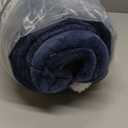 CHOSHOME Sherpa Fleece Blanket- Thick Warm Blanket for Winter, Soft Fuzzy Plush Blanket for Bed, Couch, Travel (Navy Blue, King 90" x 108")