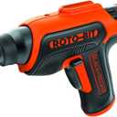 BLACK+DECKER 4V MAX Electric Screwdriver, Cordless, 180 RPM, 8 Bits With Built-In, Storage Compartment, Batteries Included (BDCS50C)