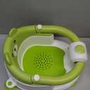 Baby Bath Seat for Babies 6 Months & up, Non-Slip Toddler Bath Seats for Babies Sitting Up, Safe Infant & Newborn Bathtub Chair with 4 Suction Cups & Soft Cushion for Shower,Green
