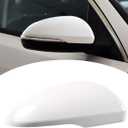 White Rearview Mirror Cover Cap Door Wing Mirror Cover Cap Replacement For Kia Optima K5 2016 2017 2018 2019 2020 (Right Passenger Side)
