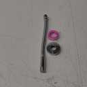 Adjustable Shower Arm, Chrome 11.8 Inches Shower Head Extension Arm with Flange Flexible Memory Shower Head Pipe