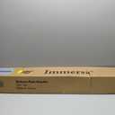 IMMERSA Jumbo Swimming Pool Noodles, Premium Soft Water-Based Vinyl Coating and UV Resistant Foam Noodles for Swimming and Floating, Lake Floats, Pool Floats for Adults. (Colorful Stripes)