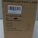 Sytmhoe 5000K Daylight White Exterior Wall Light, 2Packs Modern LED Exterior Light Fixture Wall Mount Ip65 Waterproof, Wall Porch Light for Garage Walkway Hallway Backyard Garden(2packs)