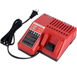 18 Volt Battery Rapid Charger Compatible with Mil-Waukee 18V Lithium Ion Battery 48-11-1850 48-11-1862 48-11-1860 48-11-1881 48-11-1840 48-11-1828 48-11-1813 48-11-1815, 3.0A 1 Hour Fast Charging