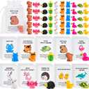 100 Set Employee Appreciation Gifts Bulk for Coworkers Team Staff Thank You Gifts Organza Bags Back to SchoolResin Animal Pun Inspirational Note Cards for OfficeTeacher Volunteer Nurse