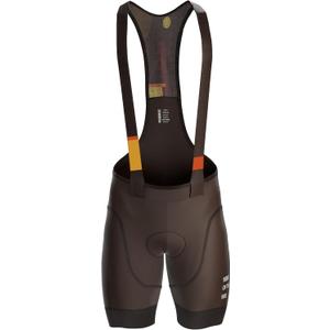 INBIKE Men's Cycling Bib Shorts 3D Padded, Long Riding Pad, Cycling Bibs, Bike Bib Shorts (Large, Coffee)