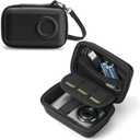 Digital Camera Case for KODAK PIXPRO FZ45 FZ55 & CAMKORY 1080P - Compact Travel Bag with 3 SD Card Slots, Small Lightweight Pouch, Cute Gifts for Adults Kids (black)