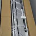 VEVOR Dock Stairs 4 Steps, 500lbs Load Pool Steps, Adjustable Height Aluminum Dock Ladders, Pontoon Boat Ladder with Handrails & Widen Nonslip Pedals for Lake/Pool/Marine Boarding/RV/House