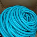 Garden-Hose 200ft x 5/8 in Heavy Duty, Lightweight and Flexible Water Hose, Burst 600 psi, Kink-less Hybrid Rubber Hose for Backyard, 3/4'' Solid Metal Fittings for All Your Watering Need