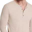 John Varvatos Men's Carver Henley, L