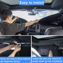 PIMCAR Windshield Sun Shade for 2015-2024 2025 Ford Edge SUV, Premium 310T Reflective Polyester, Foldable Heat Blocker-Beat Summer Heat & Keep Interior Cool