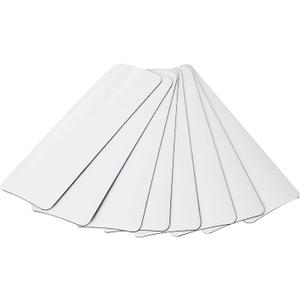 60 Pack Dry Erase Magnetic Labels, 1 x 3 Reusable Name Tag Magnets, Label Stickers for Whiteboards, Refrigerators, Lockers, Classrooms, Offices & Home Organization