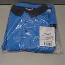 LULY YANG DSP Men's Active Polo - Long Sleeve (Blue, 5X)