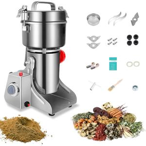 Electric Grain Grinder 800g,Swing Type Grain Mill Grinder 3000W,110V Stainless Steel High-speed Spice Herb Grinders Superfine Machine Dry Cereals Pulverizer Swing Type
