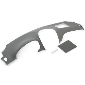 ALMULOO Dash Board Cover Compatible with 2004-2010 Toyota Sienna ABS Plastic Painted Gray Dashboard Cover