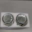 Set of 2 Glass Carafe with Lids, 1 Liter Water Pitcher Carafe for Mimosa Bar, Brunch, Cold Water, Beverage, Wine, Iced Tea, Lemonade - 2 Wooden Chalkboard Tags Included