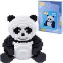 AHZILEl Animal Panda Blocks Building Set, 7822 Pcs Cute 3D Puzzle Mini Building Bricks Toy Kits, DIY Educational Particle Building Birthday Gift for Ages 8-14